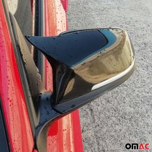 BMW 1 SERIES F20 Mirror Cover - Omac - ABS - Gloss Piano Black - '10-'18